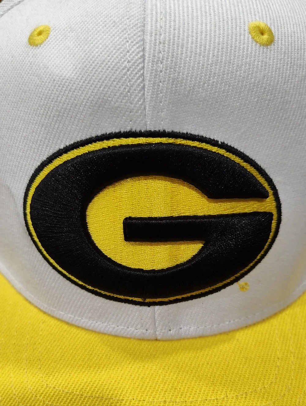 Grambling State Tigers Mitchell & Ness NCAA Snapback Hat Cap 3D Logo White